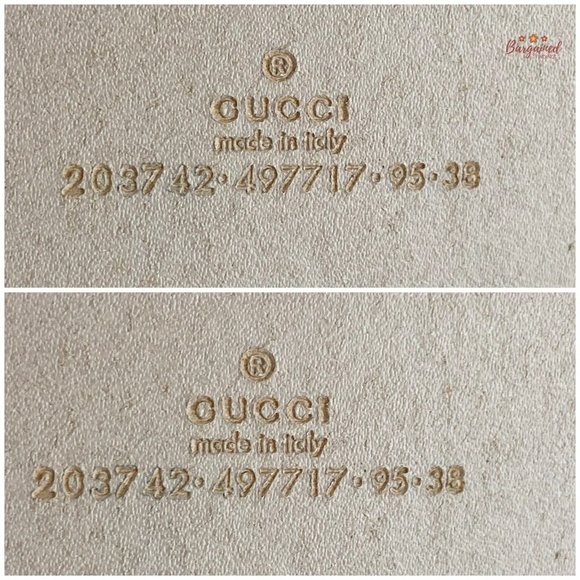 Authentic Gucci Vintage Cream Leather Gold G Logo Buckle Belt Size 95/38 - Picture 7 of 14